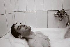 [M367] Male Model Showing Off Body To Viewer Fine Art Hunky Physique