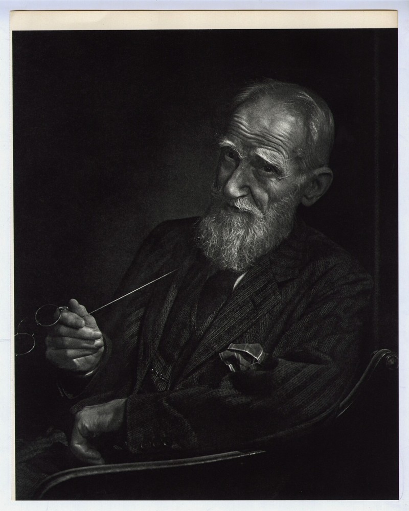 1943 Portrait Playwright George Bernard Shaw Yousuf Karsh Photogravure 1977