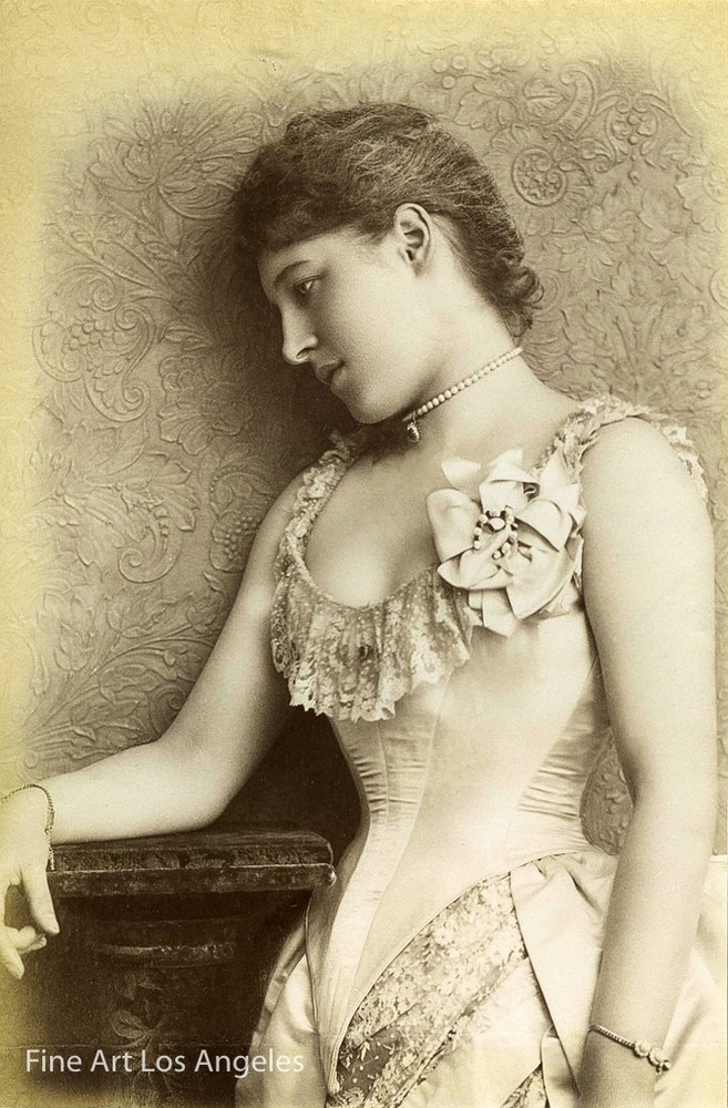 Photo of Lily Langtry, actress, 1885, 11×17″