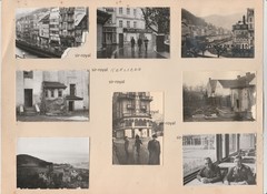 Carlsbad 1930s – City Houses Street – Sudetenland – Photo Album Page 29x21cm