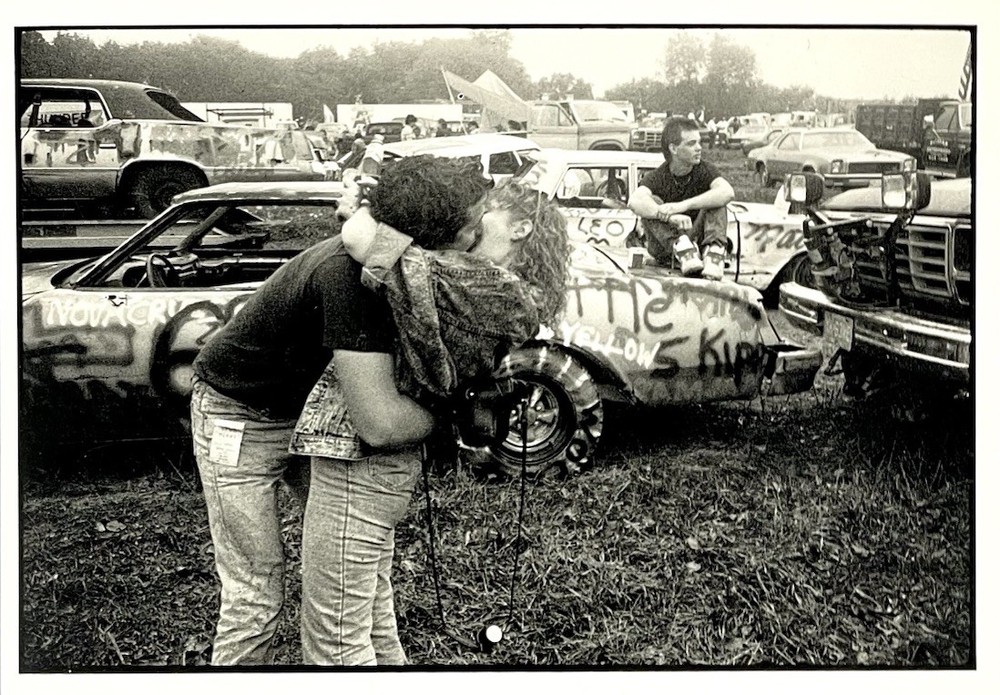 Danny Lyon (b. 1942) Fotofolio Photo Art Print Card – Orange County Speedway