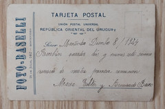 Vintage First Communion Photo Lot x4 1920s Argentina Uruguay Postcard Ephemera
