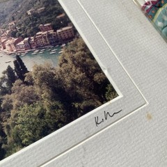 Original Photograph Print Keith Ruddick Capri Italy Signed with Mat 8 x 10 in