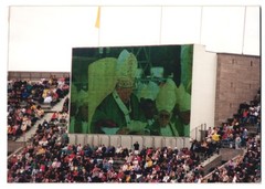 17 photographs Berlin-Westend, Pope John Paul II 23 June 1996 in Olympus