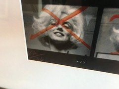 Marilyn Monroe Photograph by Bert Stern, The Last Sitting, Large Contact Sheet