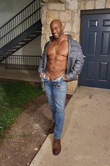 [L123] Male Model Showing Off Body Fine Art Hunky Physique MATTE OR GLOSS OPTION