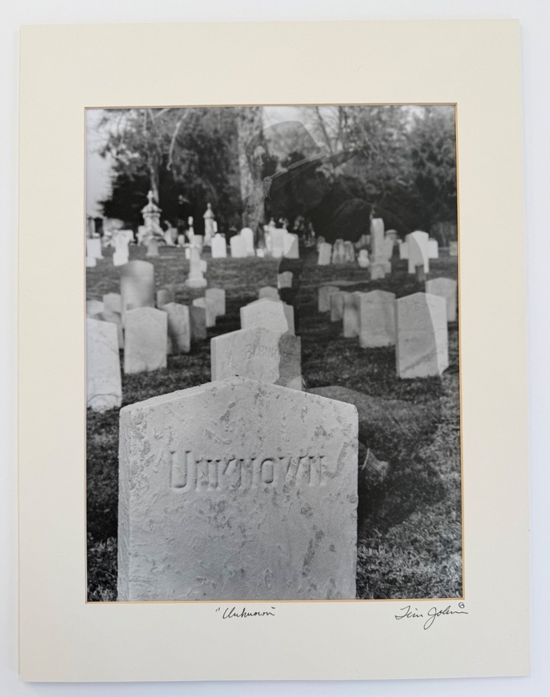 Civil War Interest «Unknown» B&W photo by Tim Johnson, Living Images 11×14 signe