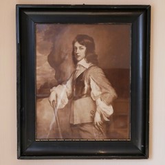 Antique Photo Painting Adriaen Hanneman – Henry Duke of Gloucester AD.BRAUN & CIE