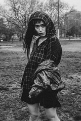 Art Model Cacia 8×12″ Black and White Archival Photographic Print Lustre Finish