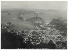 Large Photo, Rio De Janeiro Brazil Brazil, Visto Do Alto Do Corcovado, 1920