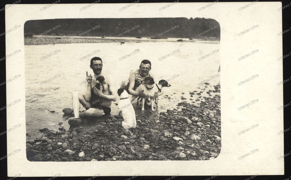 athletic-cute-young-boy-nude-dress-dogs-natural-bathing-Lechfeld 1906-river-3