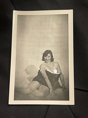 Original Curiosa Pin Up Print 1950s Portrait Nude Woman Female France Eros
