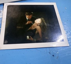 Polaroid Photo of a Hot Woman Model in perfume ad photo shoot back in the 1980