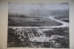 Photo 30X40CM Argentique Vernon 1980 Vue Aérienne Industrie Normandie