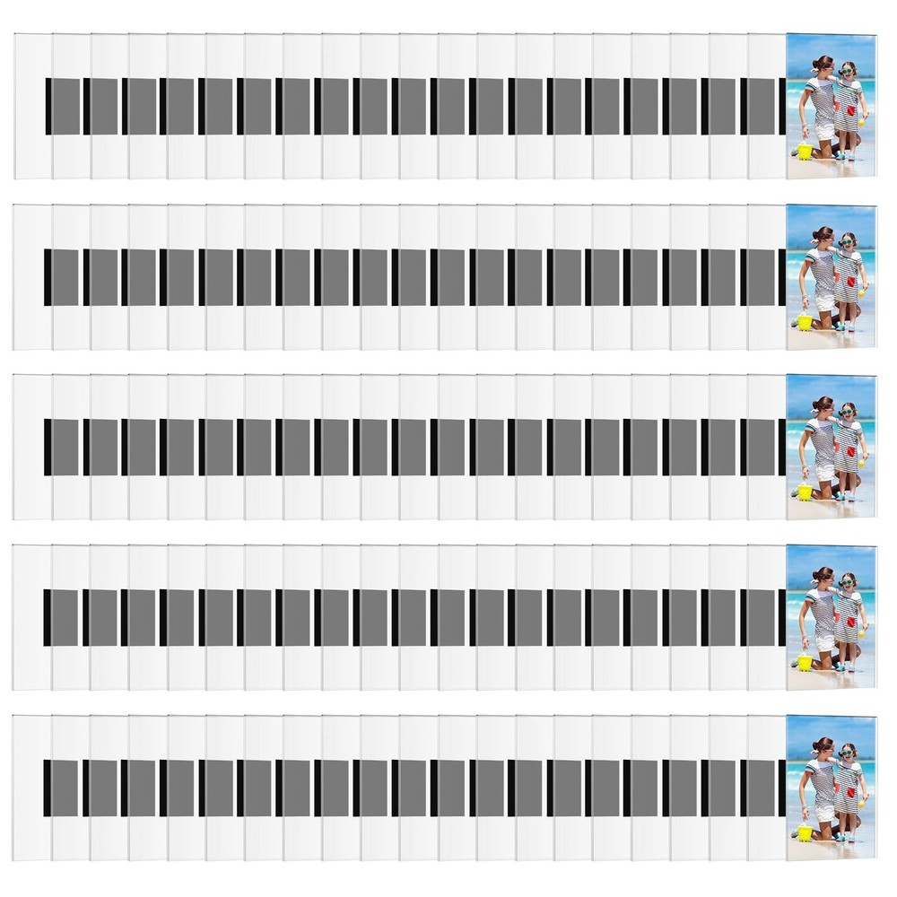Wenqik 150 Pcs Acrylic Magnetic Picture Frame 4 x 6 Inches Magnetic Photo Fra…