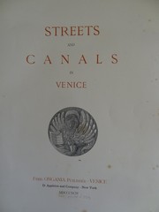 ongania, photogravure before 1892, Streets and Canals of Venice , $45