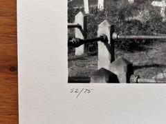 WALKER EVANS Graveyard, Bethelem, Penn (1935) Orig Silver Gelatin Ed of 75