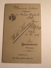 Halberstadt – 1906 – Mr. Zilling? as a man portrait/CDV
