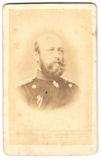 Photograph Gustav Kleine, Naugard, portrait Grand Duke Friedrich Franz II by