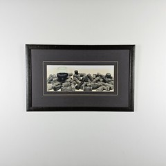 ART – Original Signed Richard Gallup Photograph 21.5×13.25 Framed – Wine & Cork