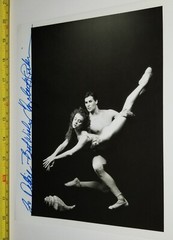 JOFFREY BALLET SIGNED 8×10 PRESS PHOTO ELIZABETH PARKINSON DANCE BALLERINA VTG