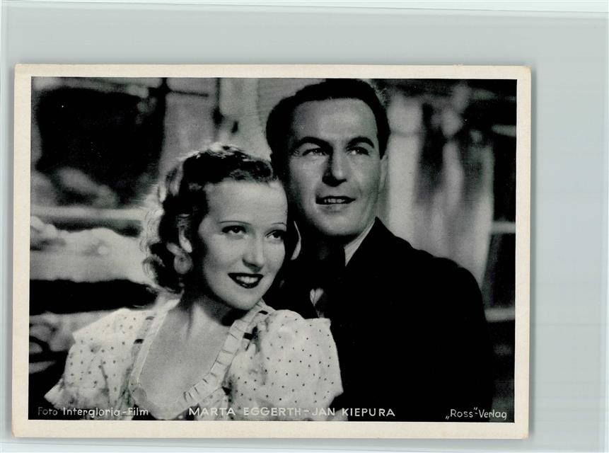 40137810 – Jan Kiepura and Marta Eggerth Photo 13x18cm Film Actors