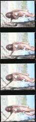 1 roll (13 negatives) of color medium format Kodak VPS film sexy pin ups