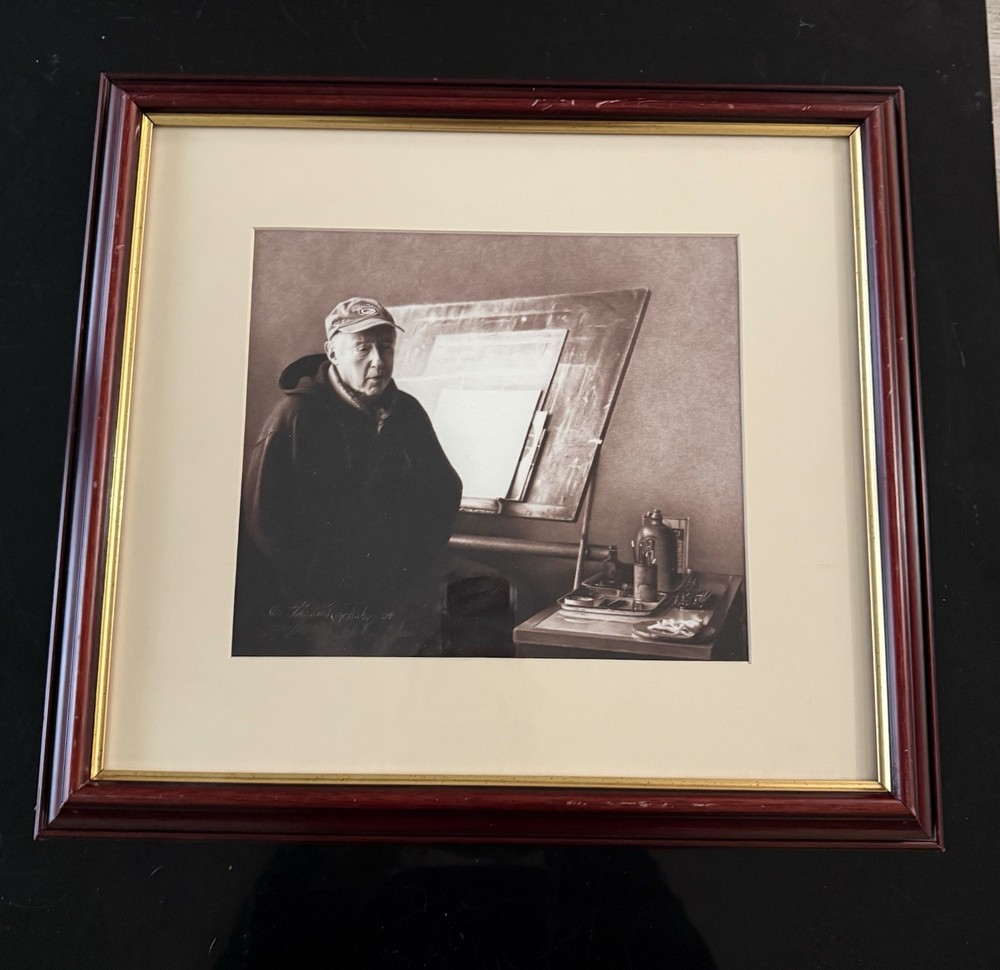 Photograph Mid-Century Men In The Studio, Signed By Artist Numbered 20/100
