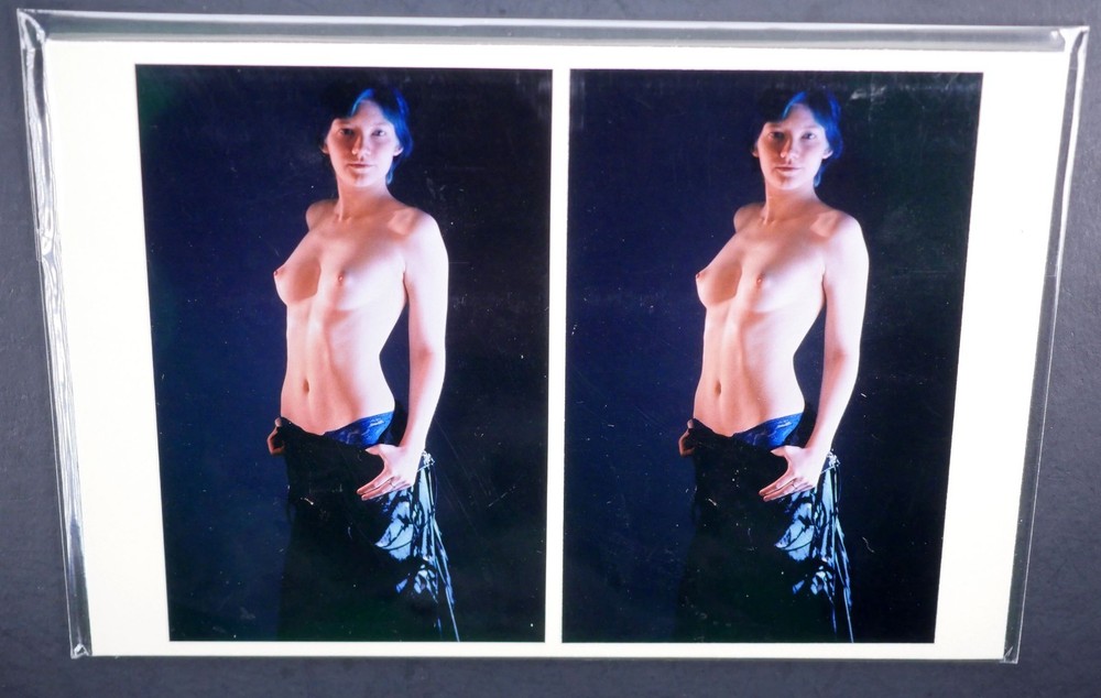 Boris Starosta 3D Stereoview – Morgan 1410 – nude model signed 2004 #412