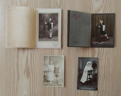 Vintage First Communion Photo Lot x4 1920s Argentina Uruguay Postcard Ephemera