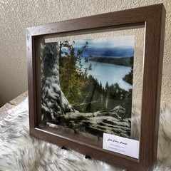 Amanda Eunice «Lake Tahoe, Nevada» Framed Color Landscape Photo Nature