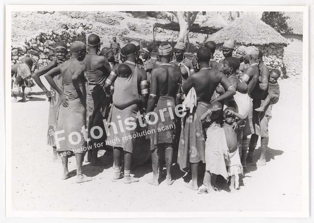 Photo Africa CAMEROON Dance Ceremony Village Mokolo 1960s Ethnographic Scene