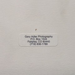 Gary Adler Signed Photo The Cascades Mt Princeton Colorado Hidden Figure 5/150