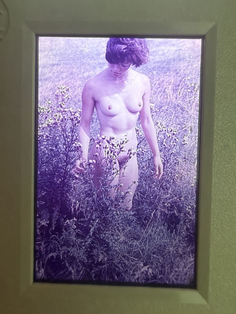 Vintage 35mm Colour Slide Portrait Woman Original Slide Photograph