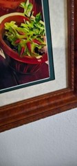 Wine Barrel Fountain High Quality Photograph Framed and Matted