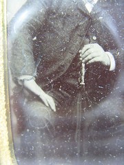 Beautiful old daguerreotype / photograph 19th century Half Case 9.5 x 8.3 cm 08453
