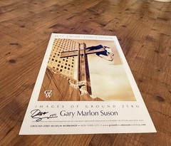 Ground Zero «WTC Cross» Poster Hand-Signed Gary Suson — 9/11 Museum Edition NYC