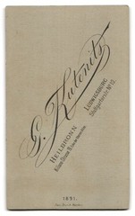 Photograph G. Kutenits, Heilbronn, Kilians-Strasse 19 corner of Obere Allee, Äl