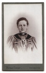 Photograph Anton Ebner, Mattighofen, Postgasse 117, Royal Coat of Arms with Mono