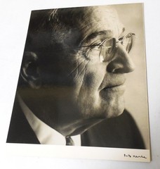 Fritz Henle «Portrait of Harry Truman 1950» Signed Henle (1909-1993) Photograph