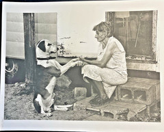 Anne Sager Signed Photograph Mutual Compassion Vintage B&W Fine Art Photo