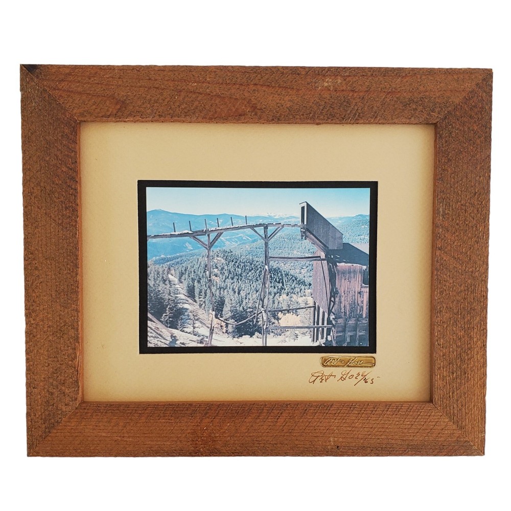 Art Gore Framed Photography The Prophet Central City Idaho Springs Original