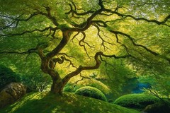 Japanese Maple Tree Small Photo Prints (Qty-2)
