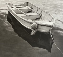 Jerry Uelsmann And Adobe Photoshop Black & White Cupped Hands w/Boat & Clouds