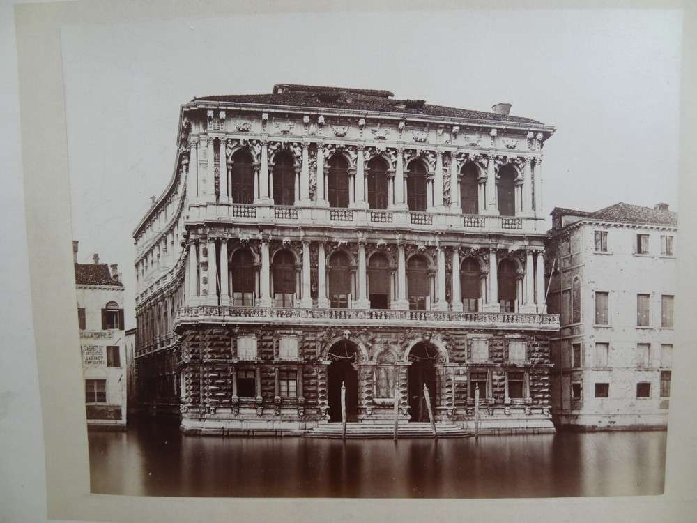 Paolo salviati,  Ca ‘ Pesaro  , venice  1870-80 albumen print , fine 