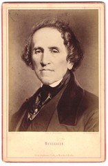 Photograph Friedr. Bruckmann, Munich, portrait Giacomo Meyerbeer
