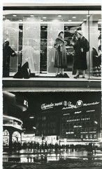 5 old photos at Kudamm Berlin 1958, 1950s, 14x17cm