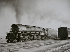 Union Pacific Steam Engine X3954 Locomotive 8×10 Photograph Vtg 50s Railway