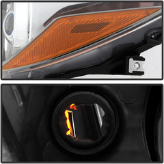 – for 2015 2016 2017 Toyota Camry Headlights Black Bezel Trim Headlamps Driver +
