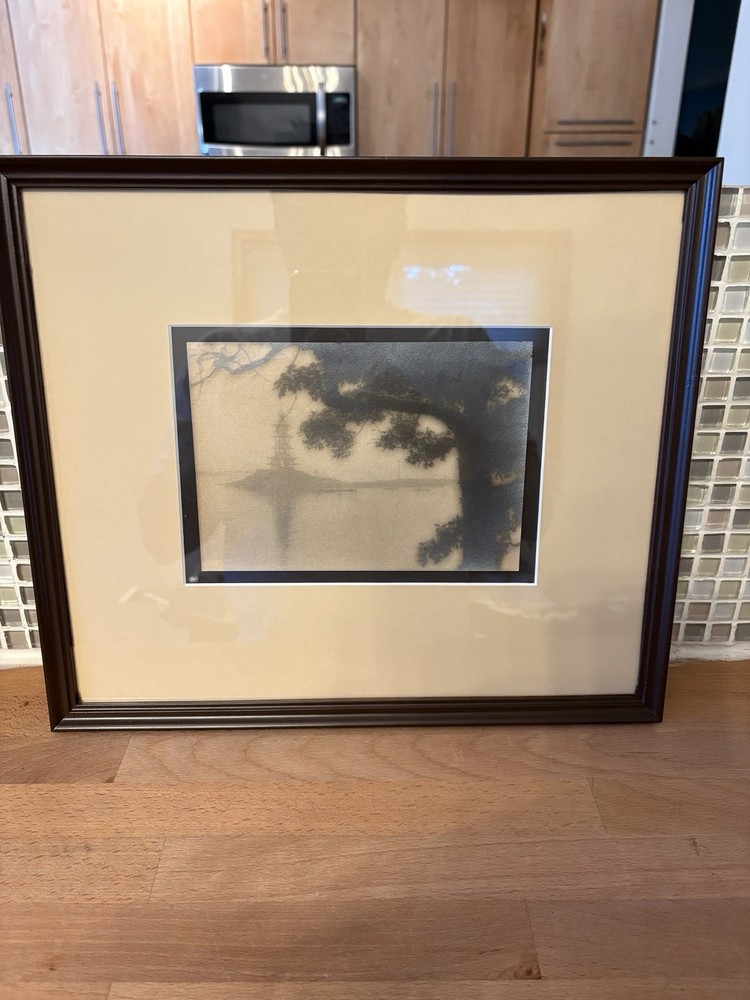 Framed Pagoda Landscape Art photograph by Ray Giles of New York original artwork